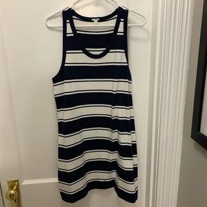 Striped J Crew knit dress